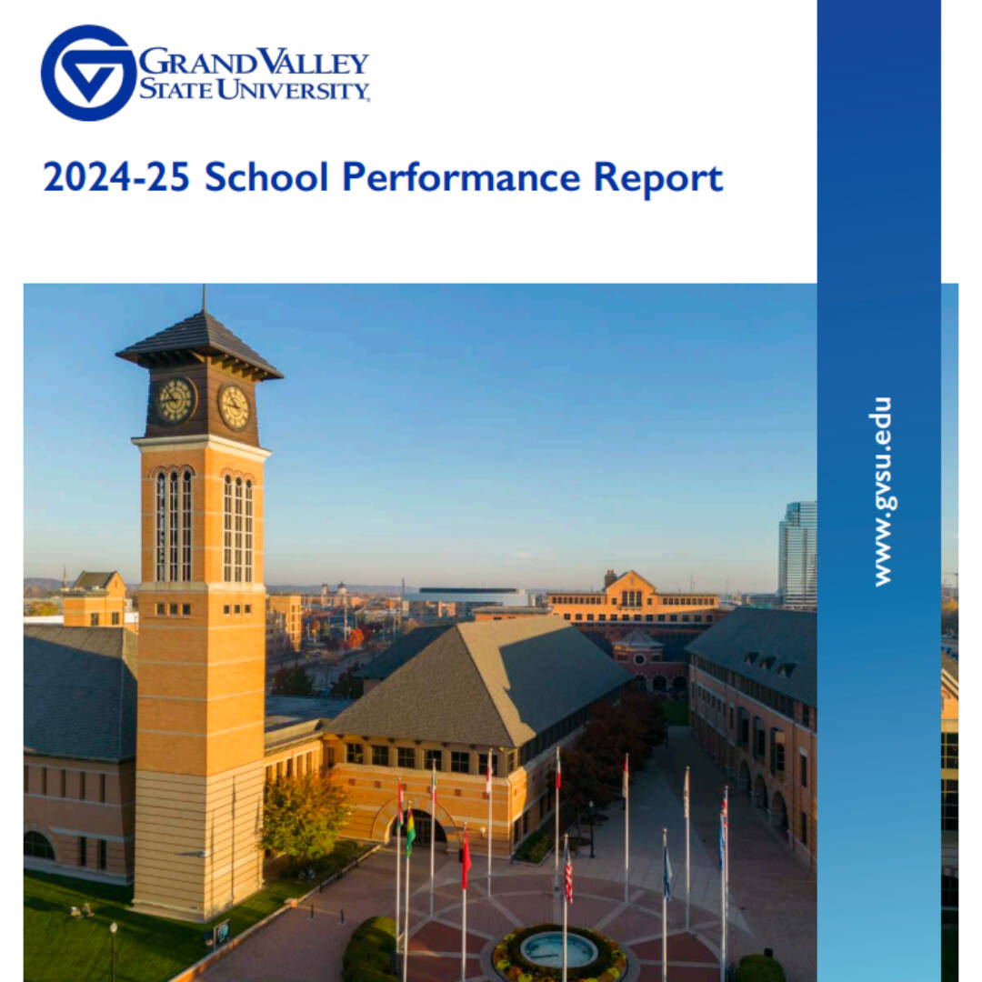 Front cover of a 2024-25 School Performance Report